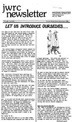 JWRC Newsletter 1979