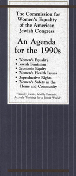 An Agenda for the 1990s