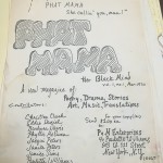 Phat Mama magazine cover art; Ntozake Shange Papers; Box 24 F. 2; Barnard Archives and Special Collections; Barnard Library, Barnard College