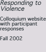 Feminism, Anti-violence, colloquium, Barnard College