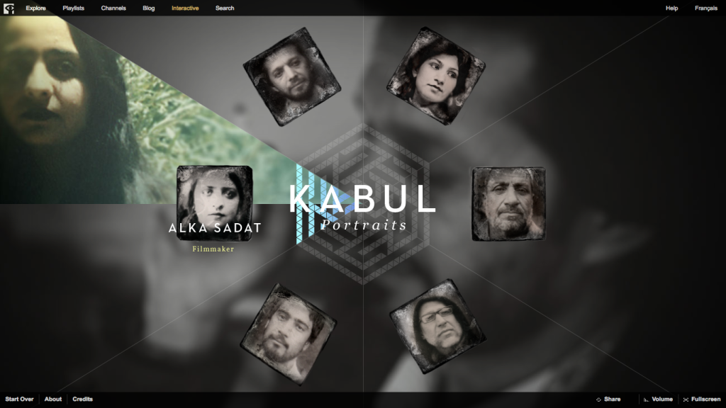 Kabul Portraits Homepage