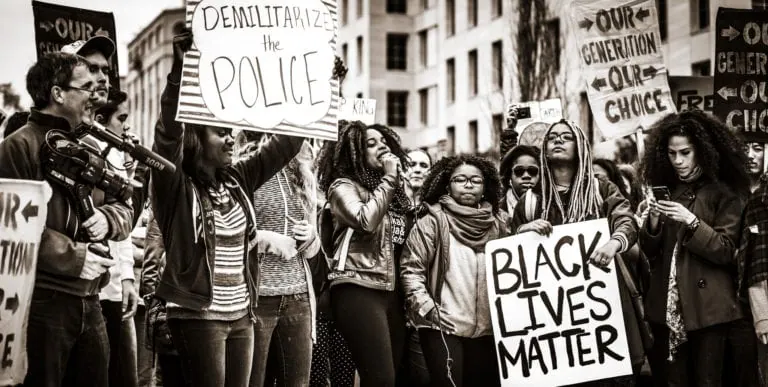 Black Lives Matter, Demilitarize the Police