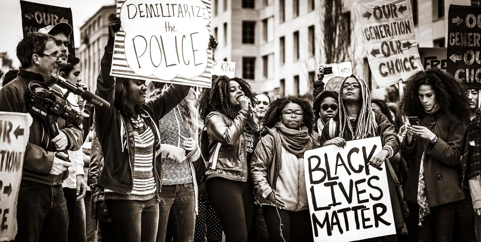 Black Lives Matter, Demilitarize the Police