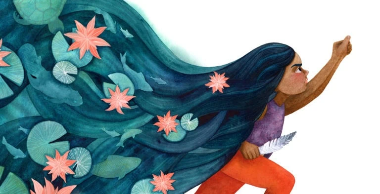 “We Are Water Protectors” by Michaela Goade