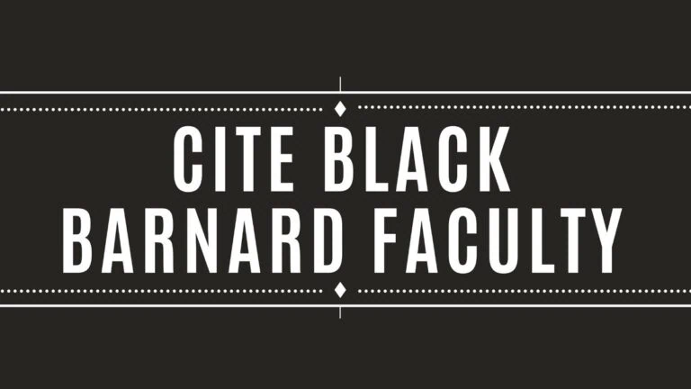 Black faculty members at Barnard College, promoting diversity and inclusion in academia.