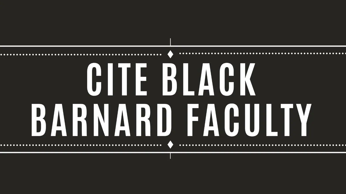 Black faculty members at Barnard College, promoting diversity and inclusion in academia.