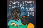 Diverse women and children symbolize community and protection in art.