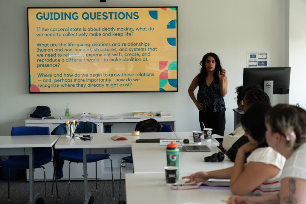 Ujju Aggarwal at Feminist Freedom School