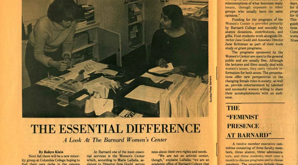 1982 Barnard Bulletin