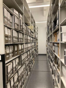 Barnard archive stacks 